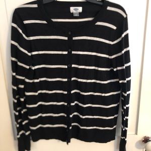 Old Navy Striped Cardigan with Buttons